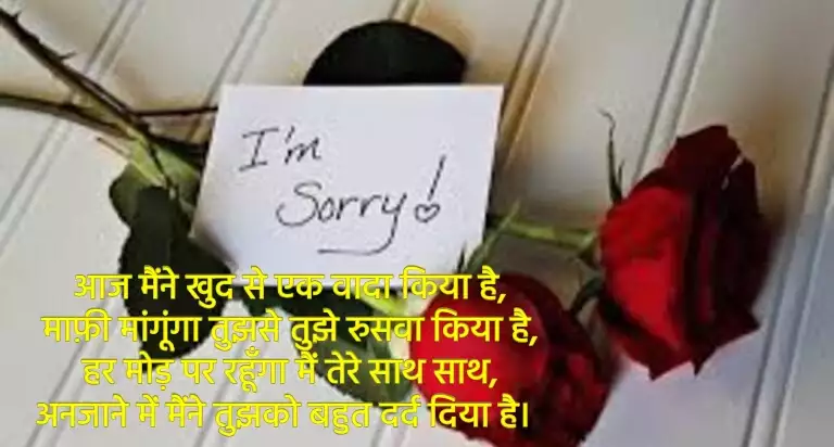 Sorry Shayari In Hindi | Maafi Shayari